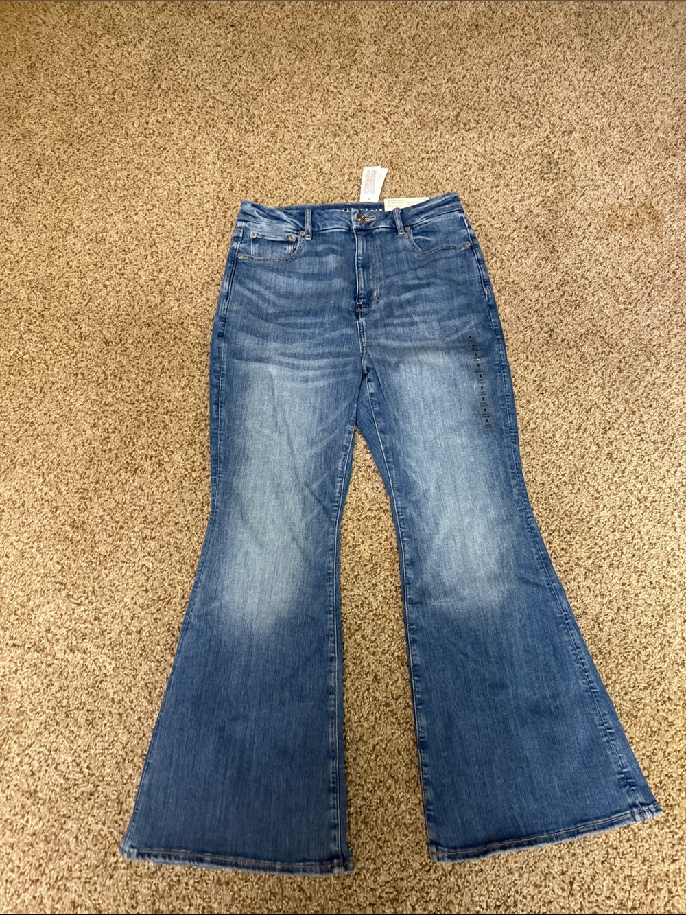 American Eagle Curvy Supper High Rise Flare Jeans
